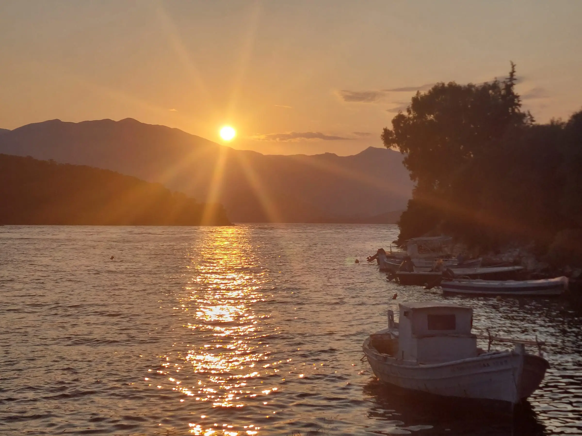 Sunset in Vathy, Ithaca, 2025